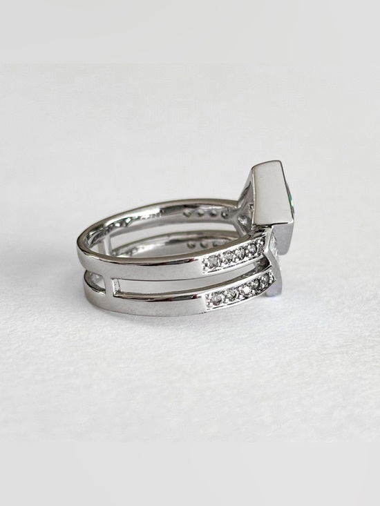 Bomb Party double band ring. - Picture 7 of 12